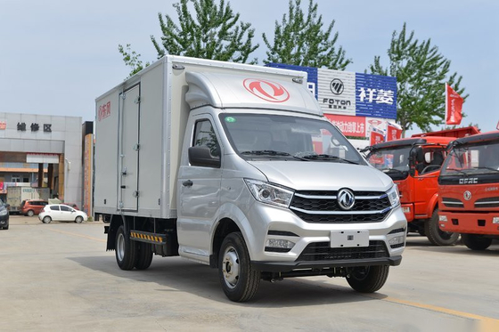 120hp Benzinli Motor Kargo Teslimat Kamyonu Mini Kargo Kamyonu 1-1.5T Yükleme Kapasitesi