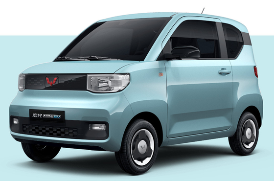 Elektrikli arabalar HONGGUANG Mini SUV 120~170KM sürüş menzili Wuling mini ev arabaları