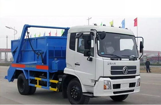 Dongfeng 8CBM Çöp Damperli Kamyon Yüzme Kolu, Kovalı Yükleyici Atlamalı