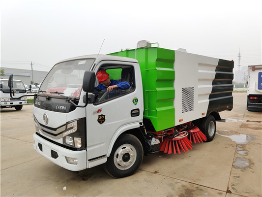 DONGFENG D6 Serisi Yol Süpürme Kamyonu 130HP 4X2 Dizel Yakıt Motoru