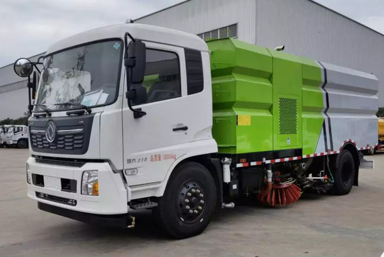 Maden Yeri için 169kw 230hp 12CBM Yol Süpürme Kamyonu Dizel Tipi