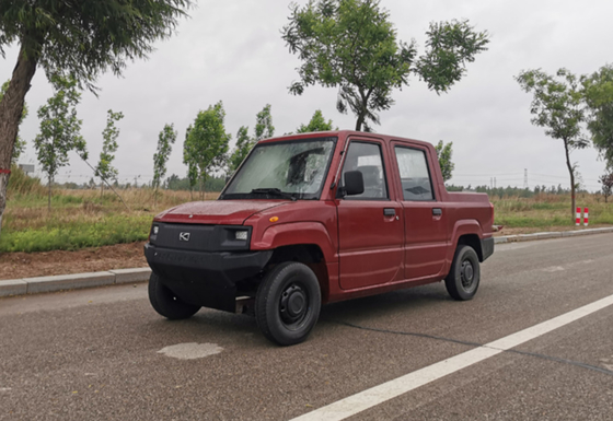 120 KM Sürüş Menzili 4 Koltuklu 2 Sıra Kabinli Elektrikli Hafif Kamyonlar