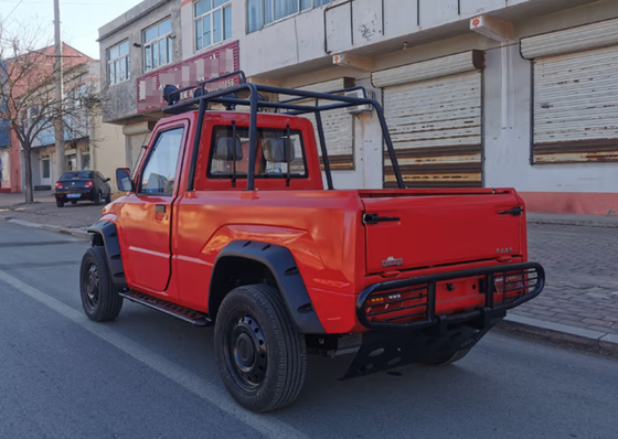 Devriye için FWD Yeni Elektrikli Kamyon Kapalı Kabin Büyük Güç Motoru