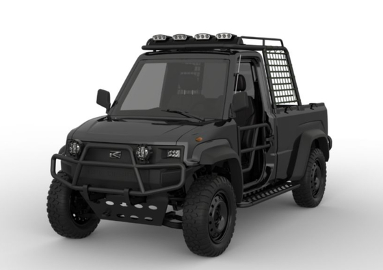 Zorlu Yol Teslimatı için 4WD Off Road Hafif Hizmet Elektrikli Kamyon 76.8V / 10.5KW Motor