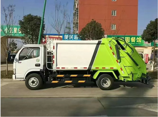 5.5 Cbm Yakıt Tipi Çöp Damperli Kamyon Arka Yükleyicili Çöp Toplama Kamyonu