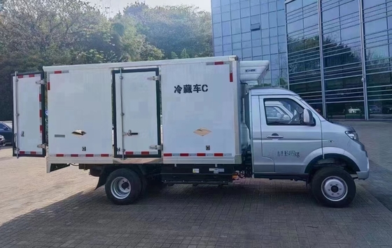 Taze Gıda Teslimatı İçin Soğutmalı Mini Elektrikli Kamyon 1.5T Yükleme Dondurucu Kamyon