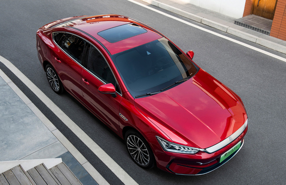 BYD Qin Plus Saf Elektrikli Araba Yeni EV Araç Y2022 420KM Şampiyon Versiyonu